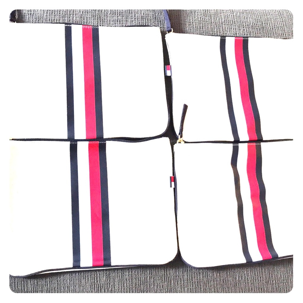 FOUR Tommy Hilfiger Canvas Pouches